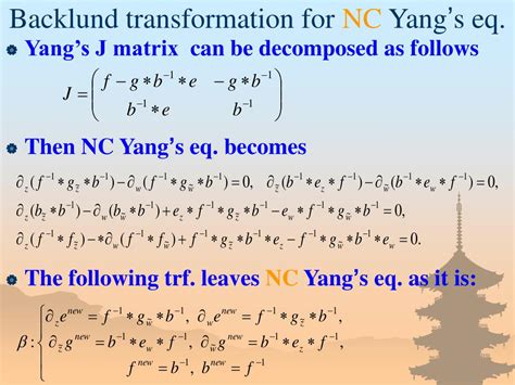 PPT Noncommutative Solitons And Integrable Systems PowerPoint