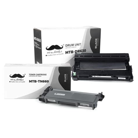 Brother Tn660 Dr630 Compatible Toner Cartridge And Drum Combo Moustache®