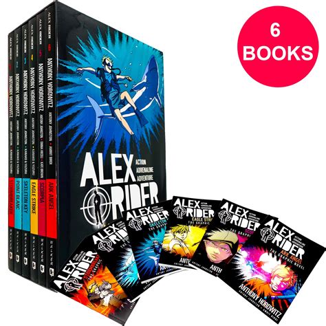 Alex Rider The Graphic Novel Collection 6 Books Box Set by Anthony Horowitz by Anthony Horowitz ...