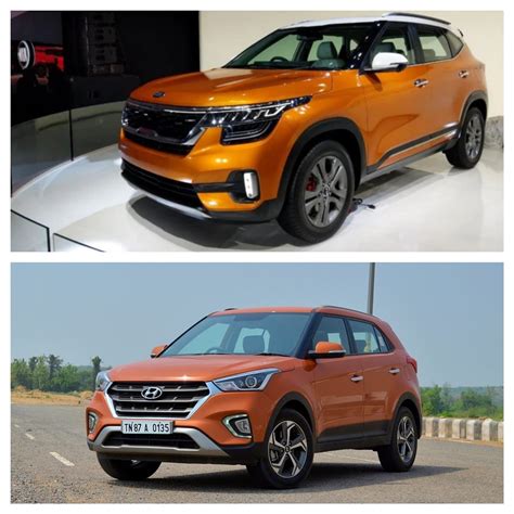 Kia Seltos Vs Hyundai Creta Specifications Comparison Car Blog India