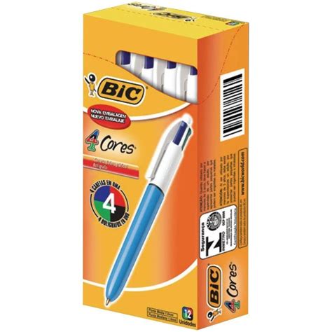 Caneta Esferogr Fica Cores Classicas Bic C Unidades Papelaria