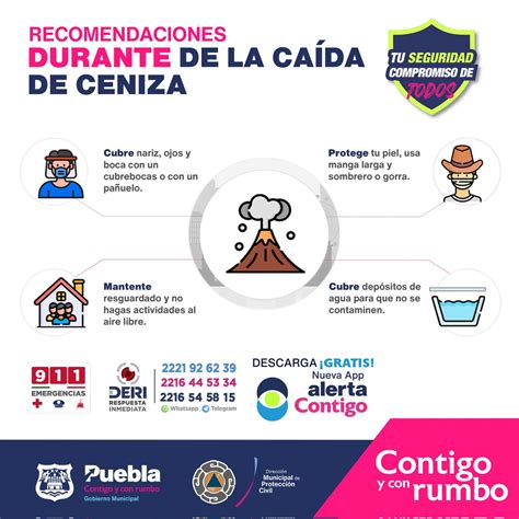 Pc Municipal Puebla On Twitter Recuerda Ante La Ca Da De Ceniza