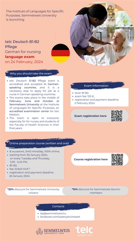 Telc Deutsch B B Pflege German For Nursing Language Exam And Prep