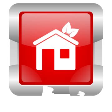 Red Home Icon PNG Images, Vectors Free Download - Pngtree