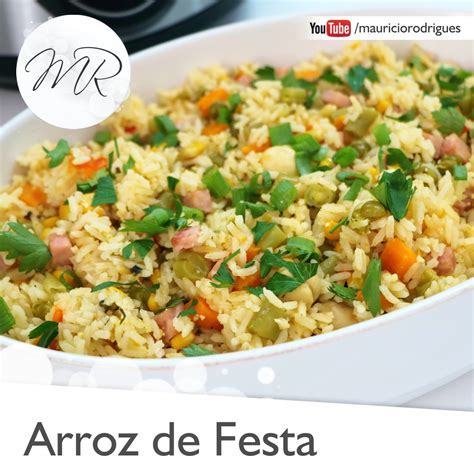 V Deo Arroz De Festa Na Panela De Press O El Trica Receitas Na Press O