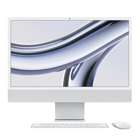 翻新產品 24 吋 Imac Apple M3 晶片配備 8 核心 Cpu 及 8 核心 Gpu 銀色 Apple 香港