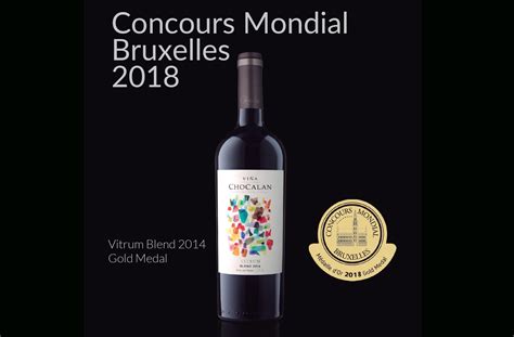 Chocalan Wines Concours Mondial De Bruxelles 2018