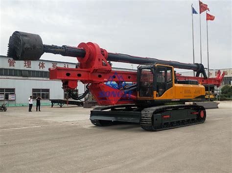 Sr Crawler Type Rotary Drilling Rig For Pile Foundation M