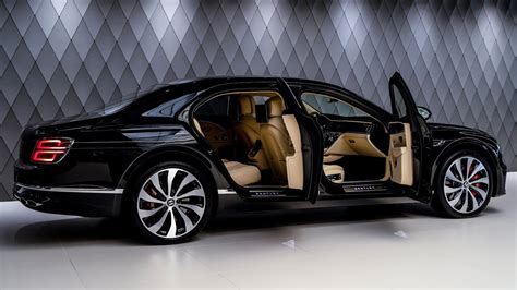 2024 Black Bentley Flying Spur V8 Fast Luxury Sedan In Detail YouTube