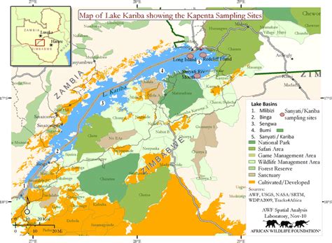 Lake Kariba Map