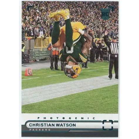 NFL 2022 Panini Chronicles Prizm Black Single Card Christian Watson PB