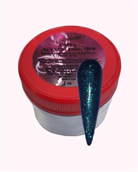 Acrylic Powder With Glitter 6 2 Oz Cv Nails Supply