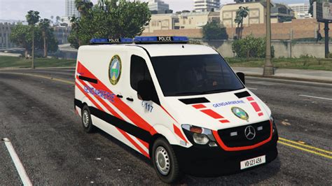 Swiss Police / Mercedes Sprinter Gendarmerie Vaud - GTA5-Mods.com