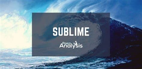 What Does Sublime Mean? Definition and Literary Examples