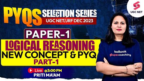 Logical Reasoning Concepts Pyq Ugc Net Dec Paper Solution