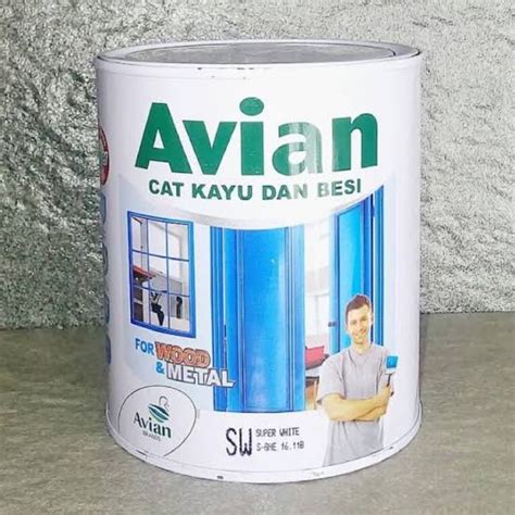 Jual Avian Cat Minyak Untuk Kayu Dan Besi 100cc Ukuran Kaleng Kecil 100