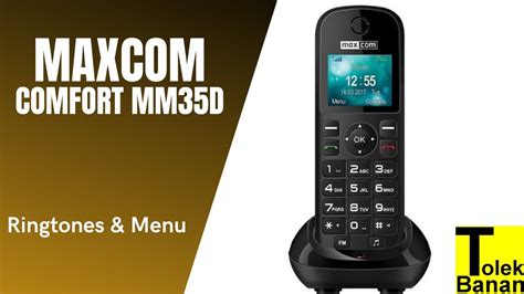 MaxCom MM35D Unboxing Menu Ringtones Dzwonki Telefon Dla