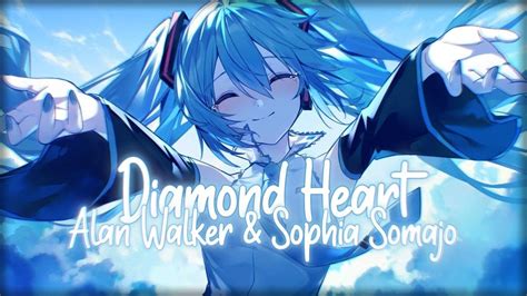 Nightcore Diamond Heart Alan Walker Sophia Somajo YouTube