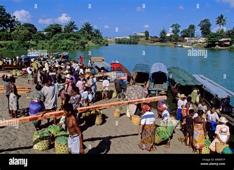 Madagascar, East coast, Tamatave (Toamasina), the fluvial harbour of ...