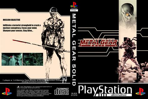 Metal Gear Solid PSX Cover by PixelRambo on DeviantArt