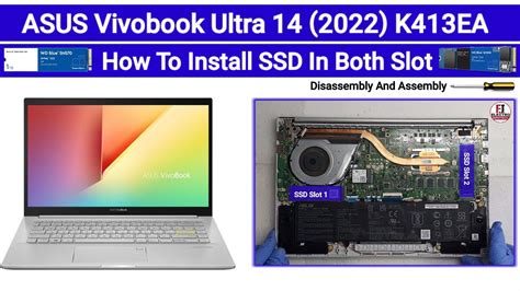 How To Upgrade M Nvme Ssd Asus Vivobook Ultra K Ea