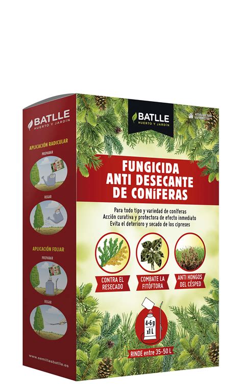 Fungicida Anti Desecante De Coníferas Semillas Batlle Huerto Y Jardín