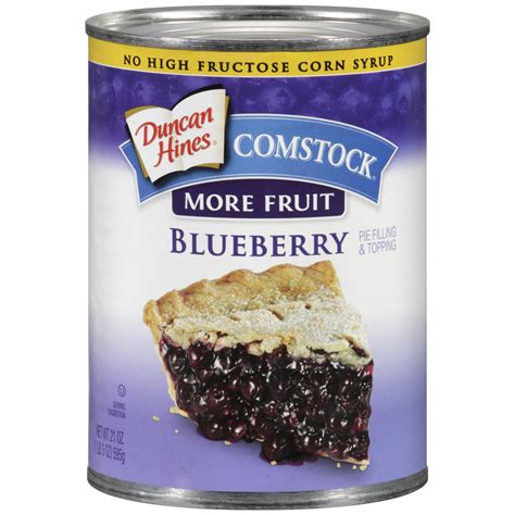 Comstock Blueberry Pie Filling 1221 Oz Pacific Commerce