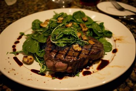 Bistec De Costilla De Ternera Sabroso Y Delicioso Carne Jugosa De