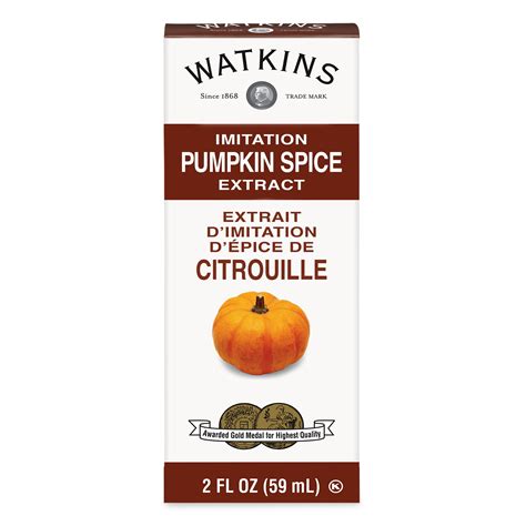 Watkins Imitation Pumpkin Spice Extract 2 Fl Oz