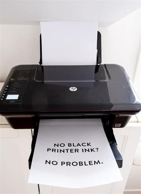 No black printer ink no problem – Artofit