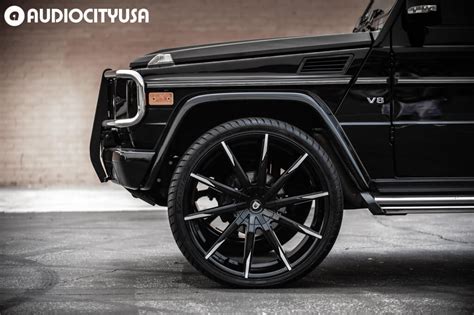 2012 Mercedes Benz G Class On 26 Lexani Wheels CSS 15 Gloss Black With