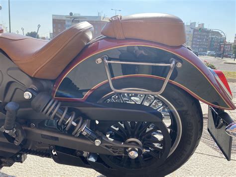 Support De Sacoche Indian Scout Chrome La Poderosa Goods Sacoches