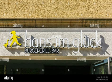 Lettering On Facade Hans Im Glueck Burger Grill Bar Ulm Baden