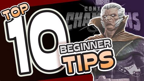 Top 10 Best Beginner Tips For Marvel Contest Of Champions Youtube