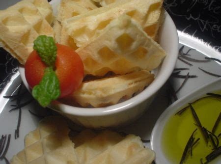 Receita De Waffles De P O De Queijo Azeite Cybercook