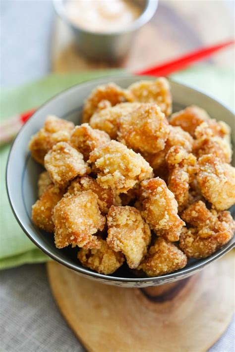 Chicken Karaage (Sesame Fried Chicken) - Rasa Malaysia