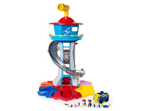 Paw Patrol Toys Mighty Pups Super Patrolling Lookout Tower Playset With Lights And Sounds With