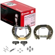 Brembo Bremsbacken Vormontiert Hinterachse Passend F R Skoda Felicia Vw