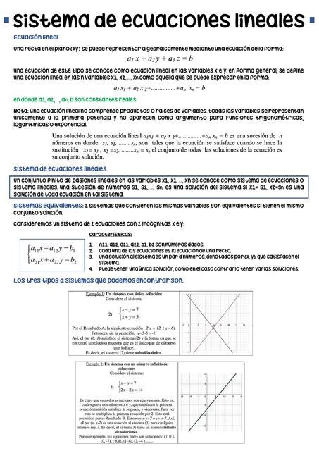 Sistema De Ecuaciones Lineales Valentina Rodriguez Udocz