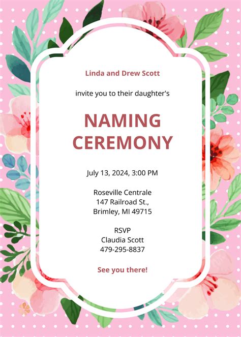 Free Ceremony Invitation Templates And Examples Edit Online And Download