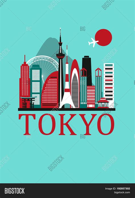 Tokyo City Cartoon Image And Photo Free Trial Bigstock