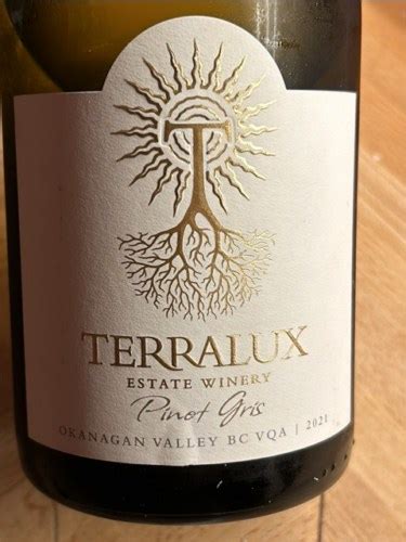 Terralux Estate Winery Pinot Gris Vivino Us