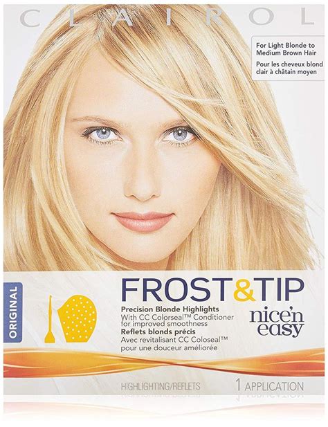 Clairol Nicen Easy Permanent Hair Dye Frost And Tip Hair Highlights