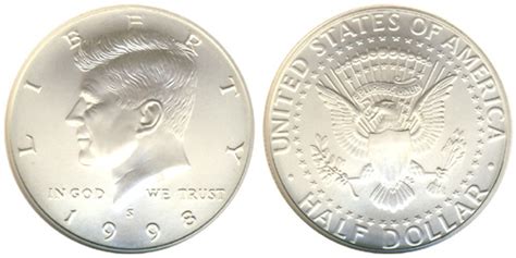 1998-S Matte Proof Kennedy Half Dollar