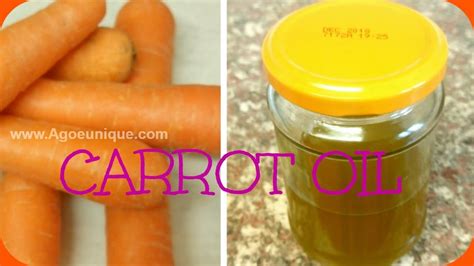 How To Make Diy Carrot Oil For Fast Hair Growth And Skin Care Youtube