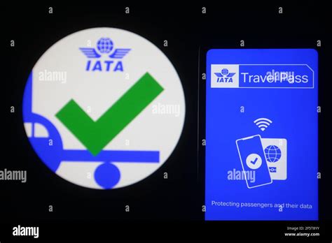 In Dieser Abbildung Wird Die Travel Pass App Einer Mobilen Anwendung Der Iata International Air