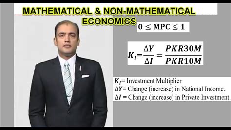 Non Mathematical And Mathematical Economics YouTube