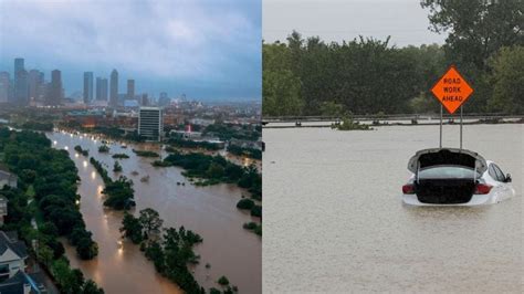 Impactantes Inundaciones Dejan Las Fuertes Lluvias En Texas Eeuu