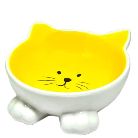 Prato Tigela P Gatos Comedouro Alto Porcelana Gato Em Promo O Na