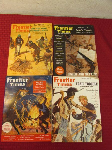 Lot Detail Frontier Times And True West Magazines